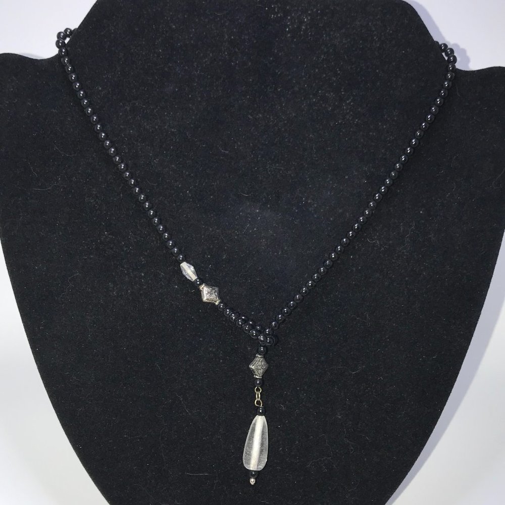 18" Black Obsidian Necklace